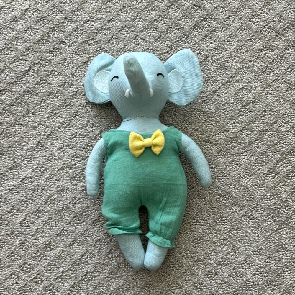 Handmade Swedish Elephant Lovie